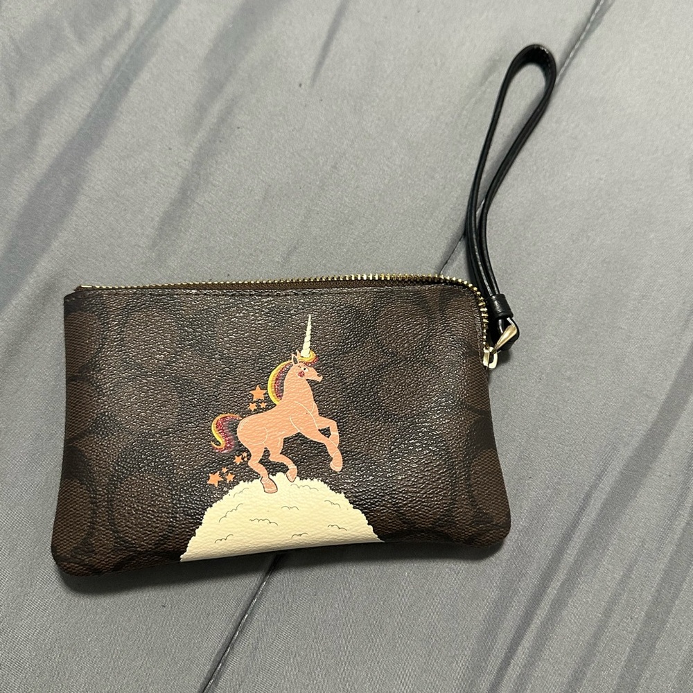 Coach Unicorn Wristlet
